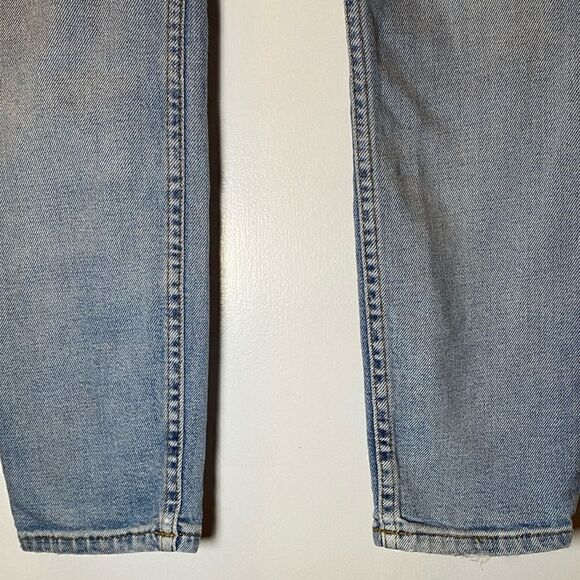 RE/DONE High Rise Ankle Crop Jeans Retro Indigo Women’s Size 26 - Picture 5 of 9